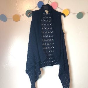 ⭐️ Navy Knit Sweater Vest